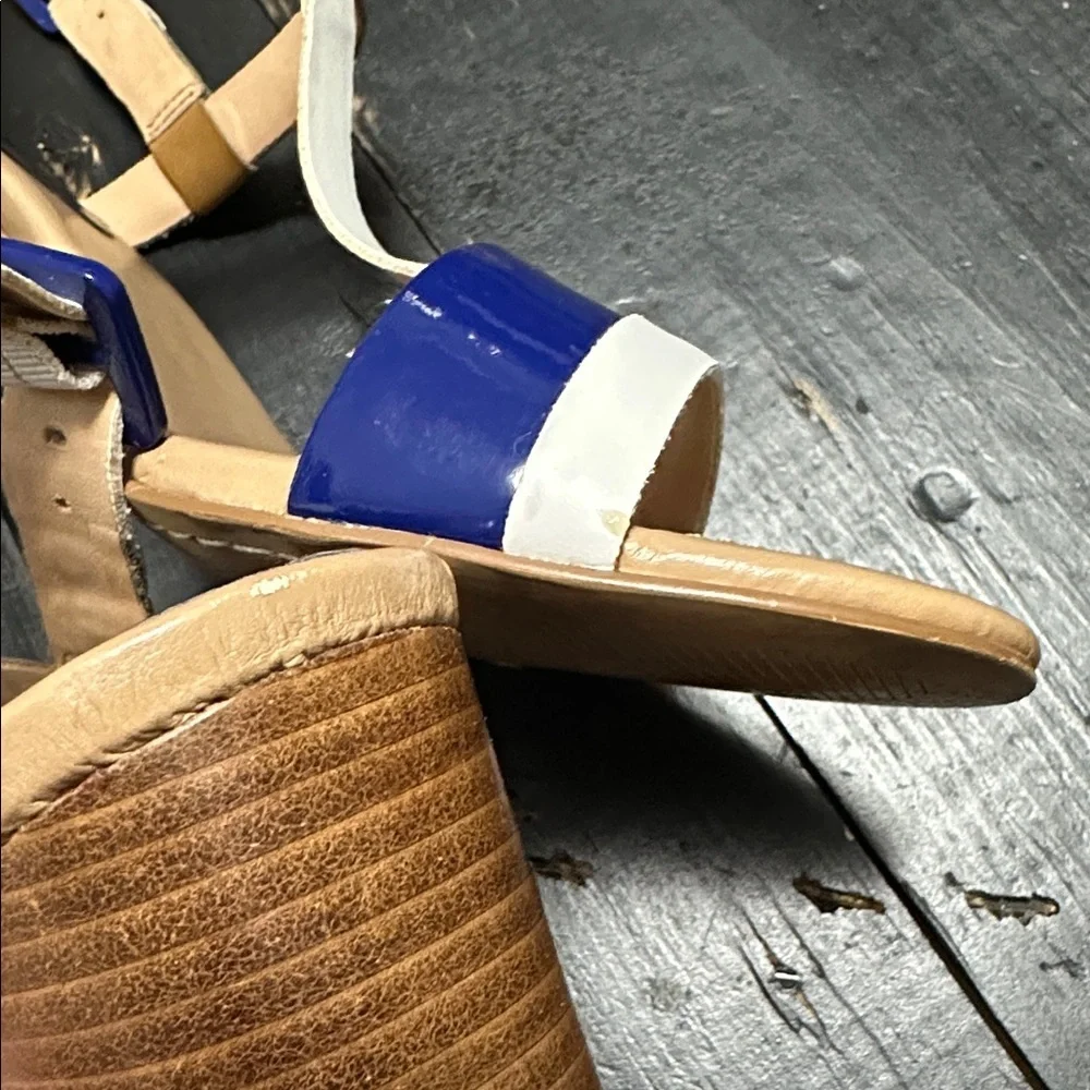 Tommy Hilfiger Fremont 2 Blue and White Heeled Sandals